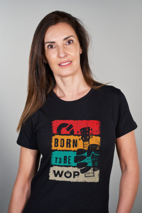 Camiseta 'Born to be WOP' Mujer