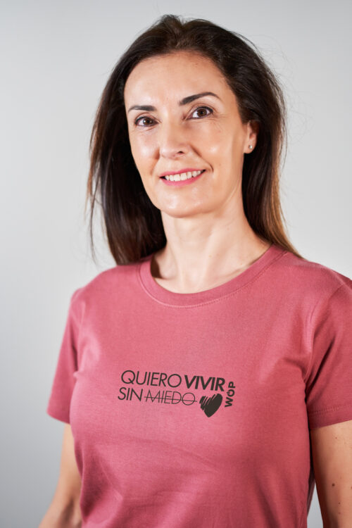 Camiseta 'Quiero vivir sin miedo' Mujer
