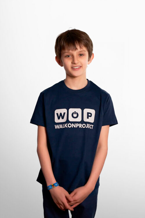 Camiseta WOP azul marino   Kids