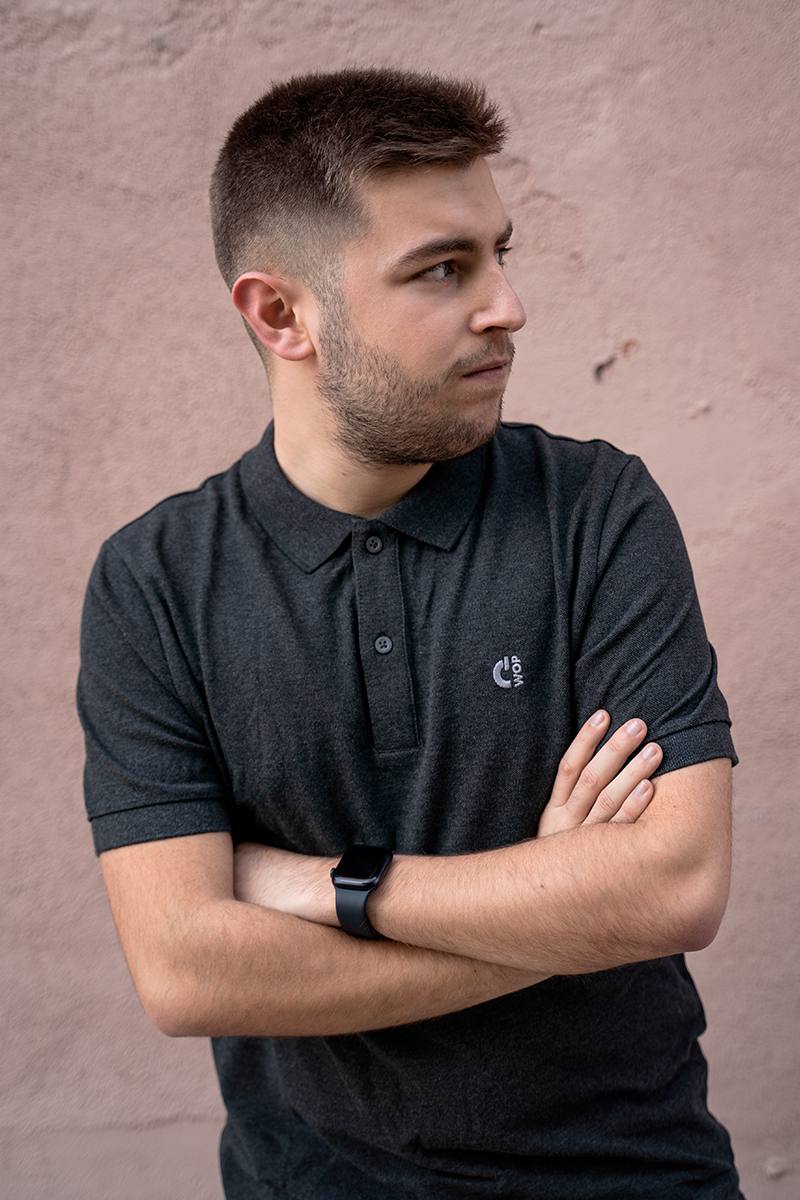 Polo WOP Antracita Hombre