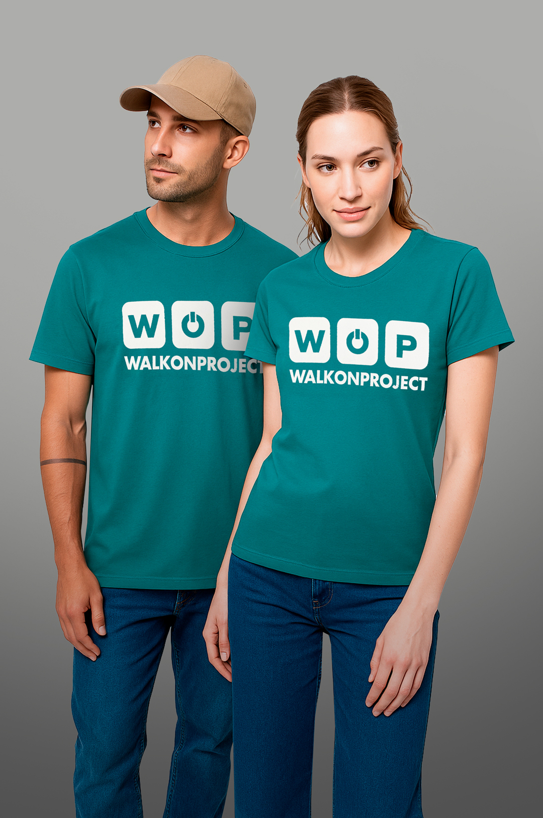 Camiseta WOP Turquesa Unisex