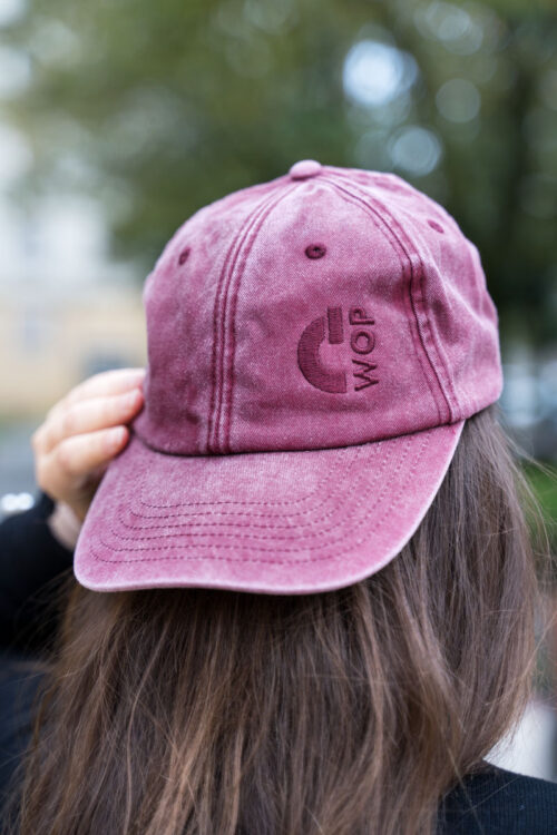 Gorra vintage WOP Rosa
