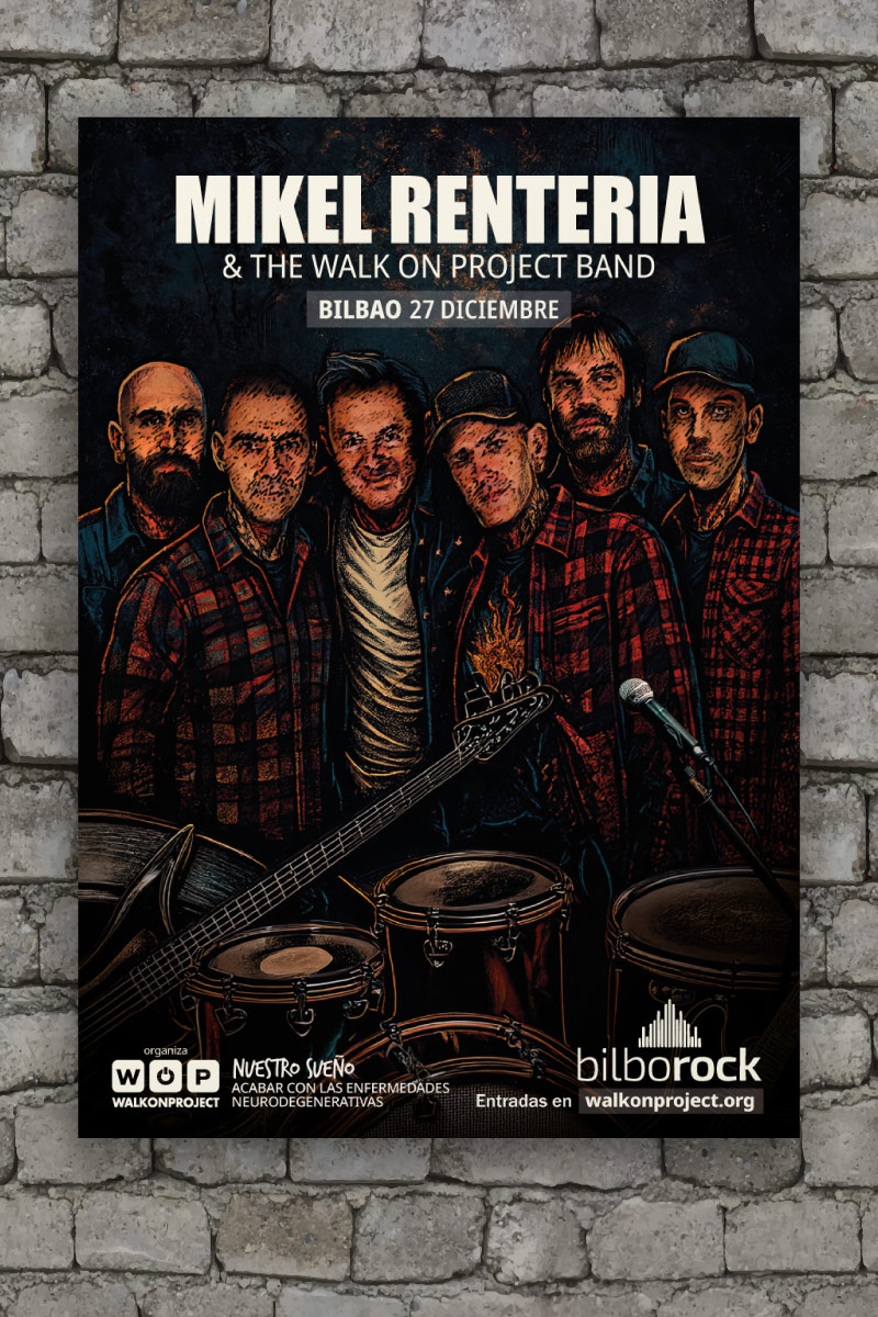 Entrada 'Mikel Renteria & The Walk On Project Band' Bilborock
